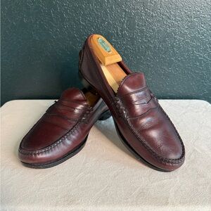 Allen Edmonds Mahogony Leather Penny Loafers